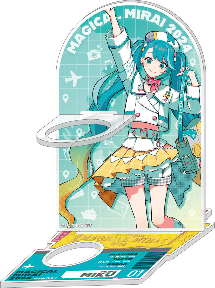 Hatsune Miku - Magical Mirai 2024 - Acrylic Pen Light Stand Hatsune Miku Hinatsu Ver.