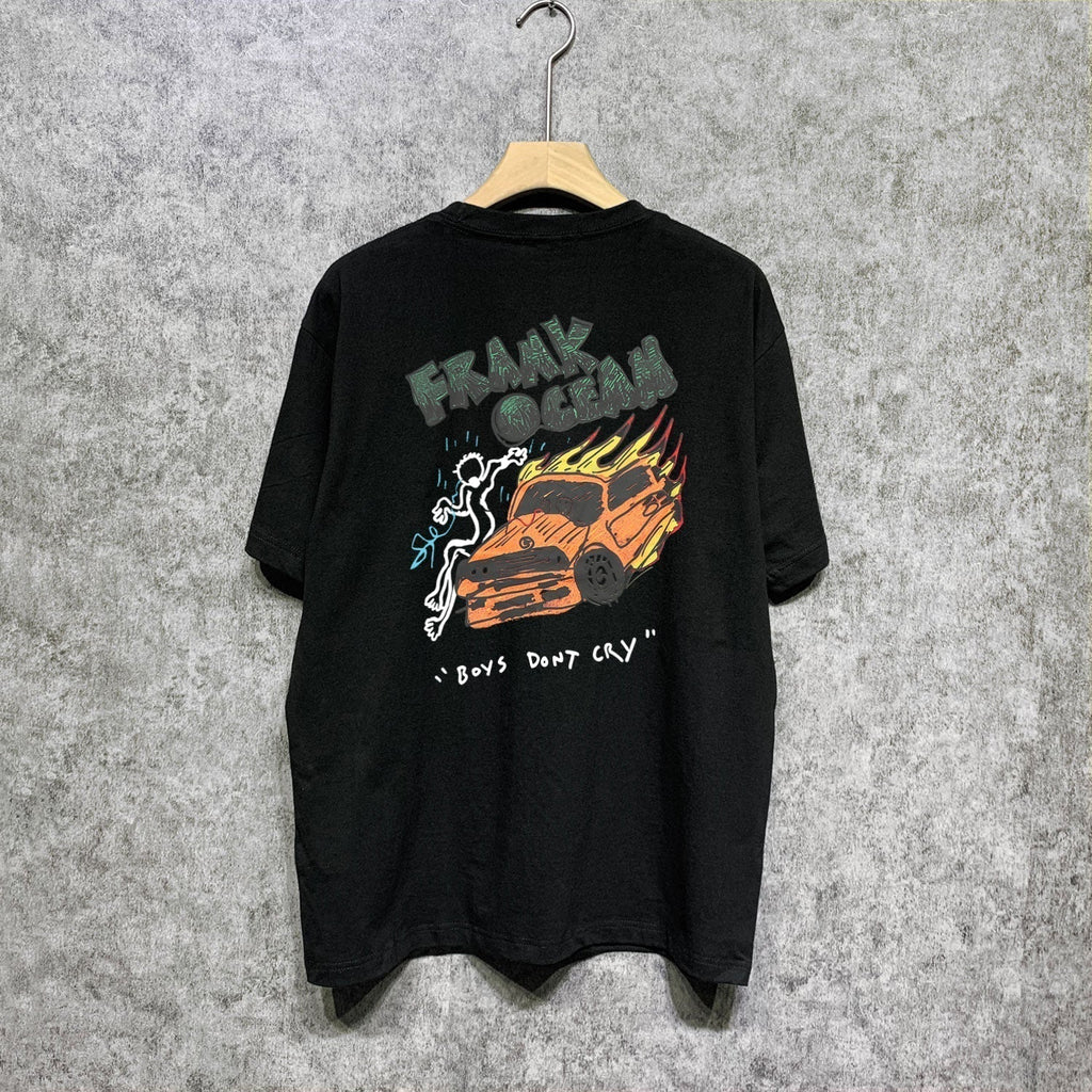 Gallery Dept T Shirt Retro Printed Loose Short-Sleeved Shirt