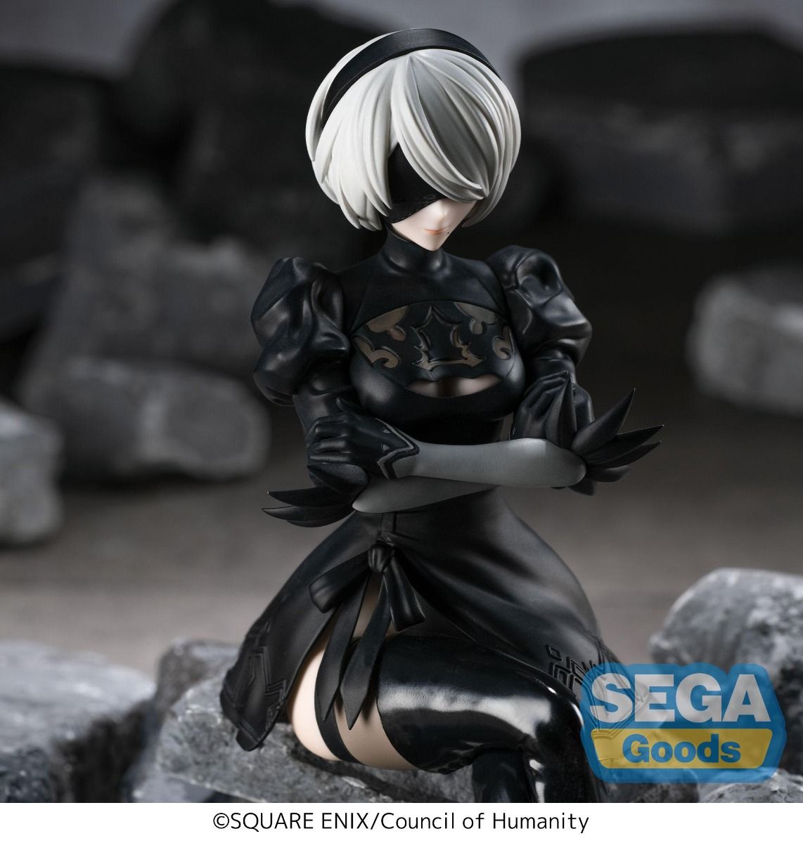 NieR:Automata - Ver1.1a PM Perching Prize Figure - 2B