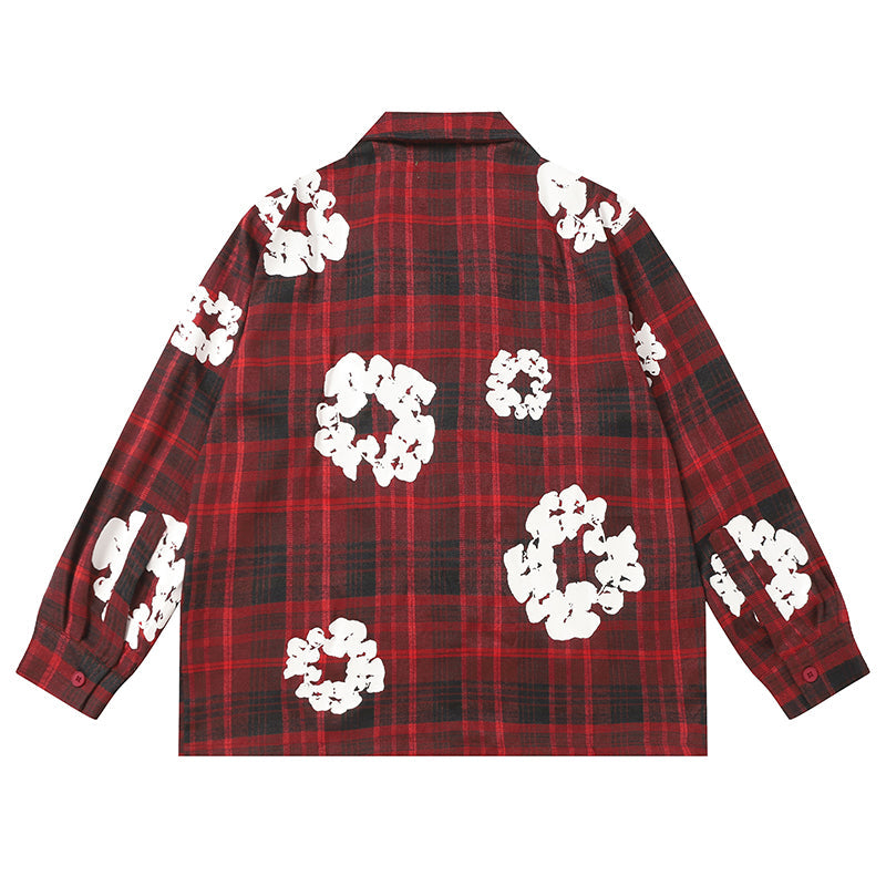 Denim Tears Shirt Kapok Plaid Long sleeve shirt