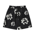Denim Tears Shorts Yellow flower woven