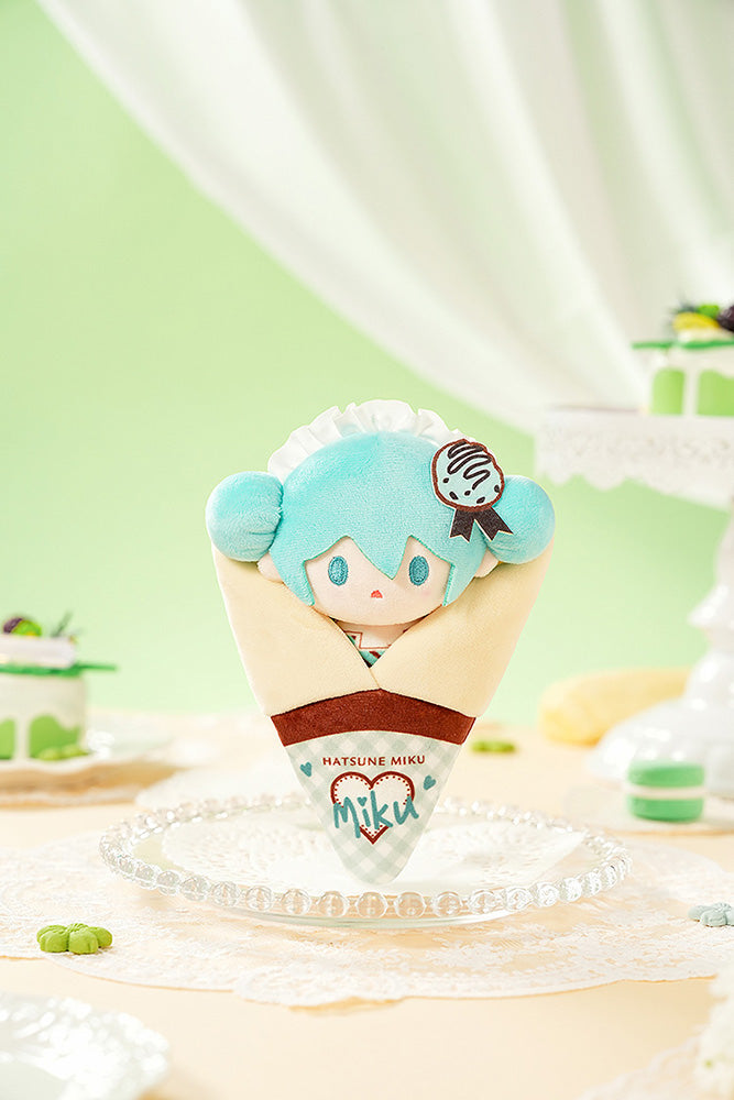 Character Vocal Series 01: Hatsune Miku Crepe Mascot Keychain Plush - A