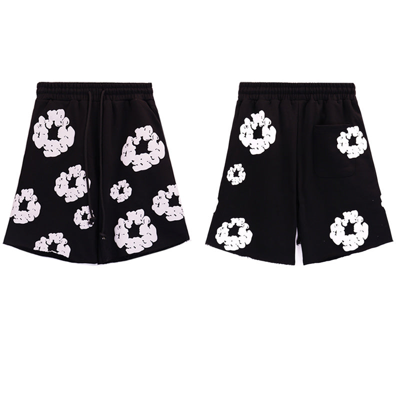 Denim Tears Shorts Puff Print Casual Shorts