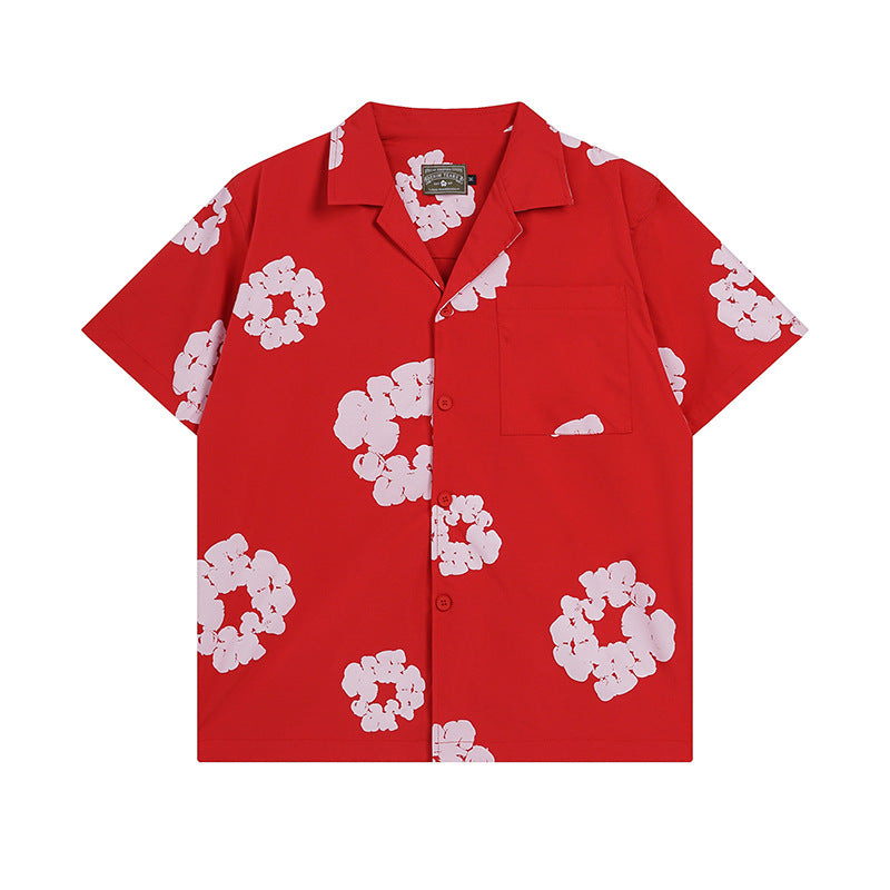 Denim Tears T-shirts Kapok Short-Sleeved Shirt Casual Shirt