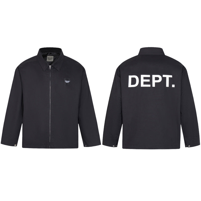 Gallery Dept Jacket Micro Label Alphabet Slogan Coach Jacket
