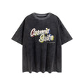Gallery Dept T-shitrs Printed round Neck Retro Short Sleeve T-shirt Loose Short Sleeve
