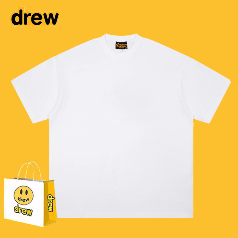 Drew T-shirts T-shirt Smiley Graffiti Printing Short Sleeve