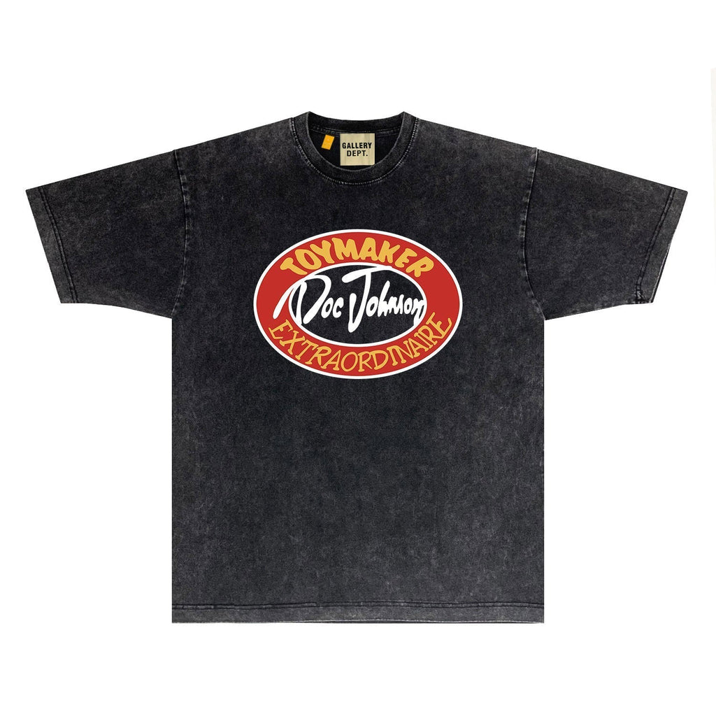 Gallery Dept T Shirts Tee Shirt Washed and Worn Short Sleeve T-shirt Blouse