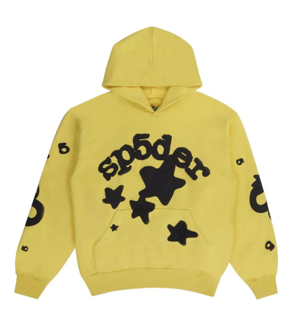 Sp5der Beluga Hoodie Gold