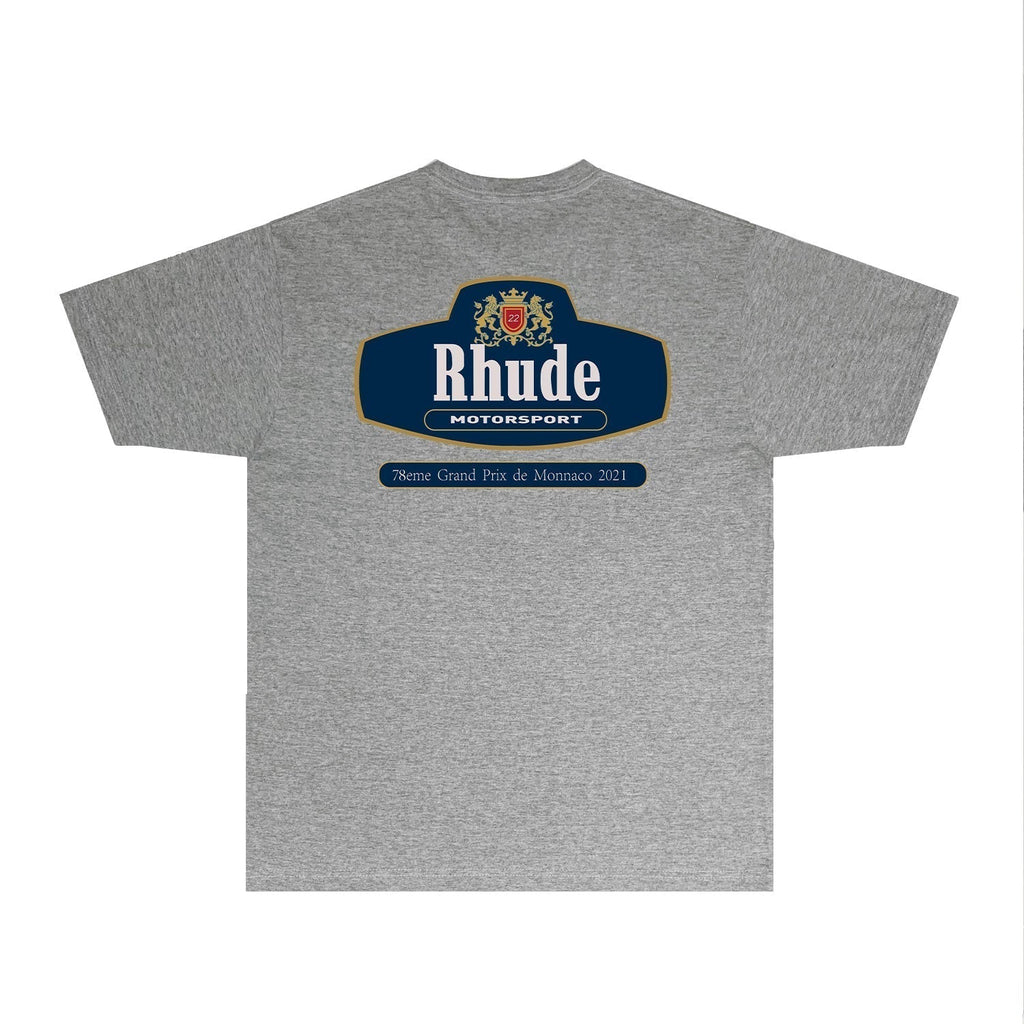Rhude T-shirts Printed Trendy Pure Cotton