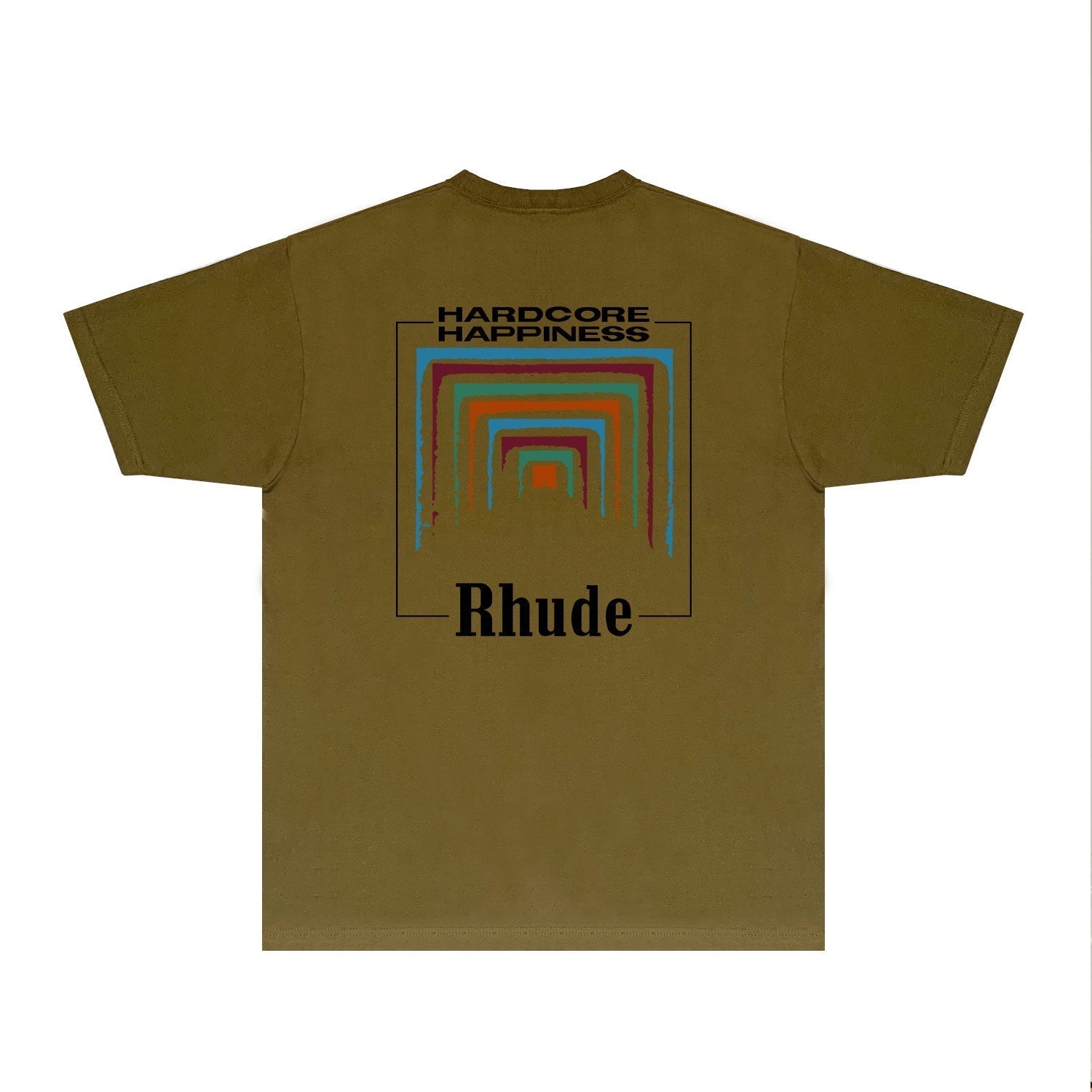 Rhude T-shirts Printed Trendy Pure Cotton