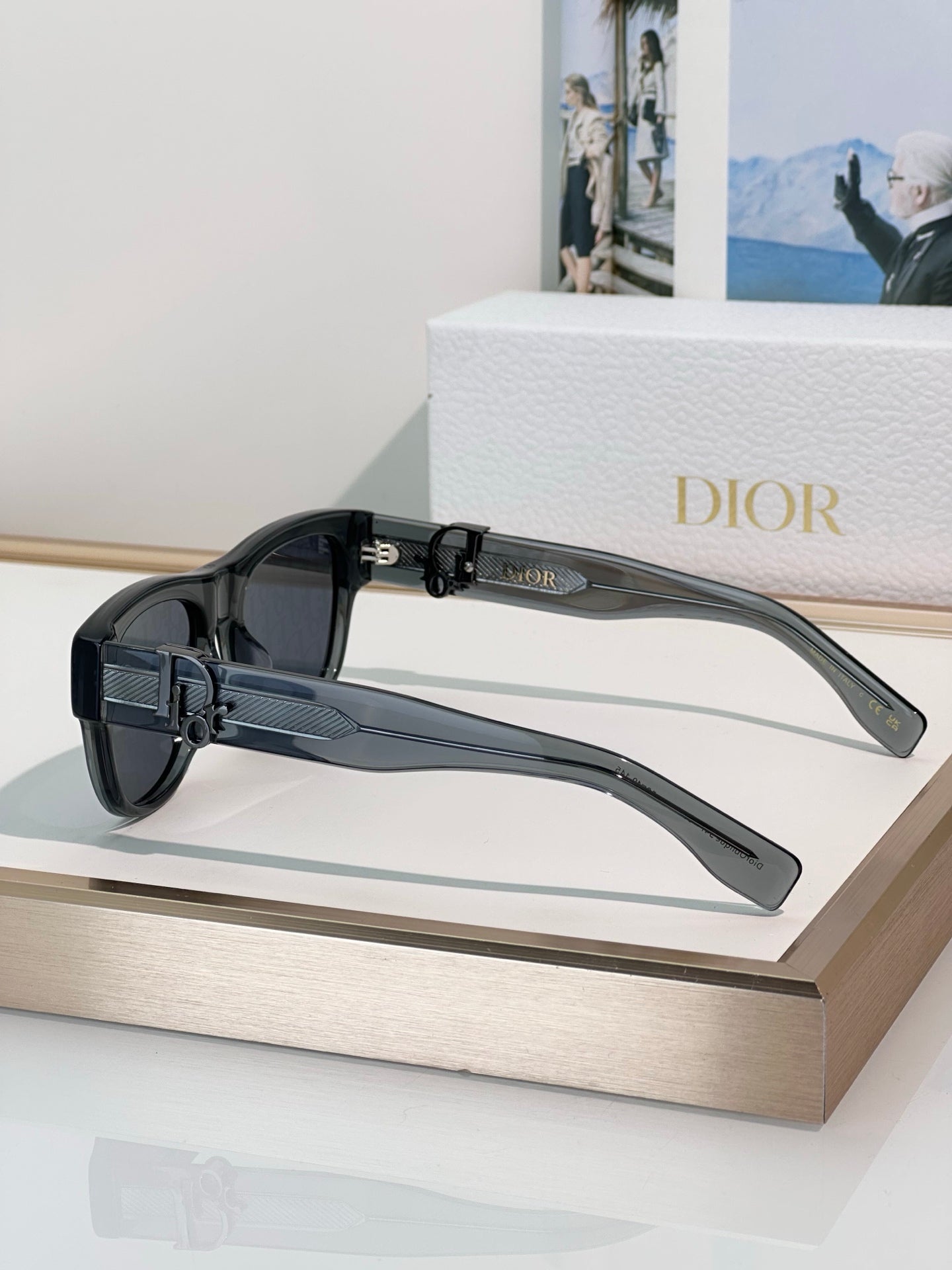 Premium Black Square Sunglasses
